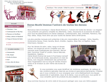 Tablet Screenshot of danse-boutic.com